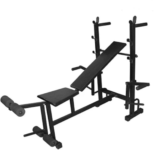 Multi-Purpose Bench with Rod holder (Incline, Decline & Flat)